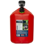 Scepter 5 Gallon Capacity Smart Control Dual Handle Gas Can, FSCG571EOC, Red Fuel Container