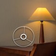 thumbnail image 2 of 1 Pair of Lampshade Frame Ring Lampshade Ceiling Lamp Frame E27 Socket Ring for Lamp Shade, 2 of 9