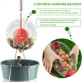 thumbnail image 6 of Acorn Picker Upper Roller, Foot-Operated Nut Gatherer, 12.6" Rolling Drum, Adjustable Handle 28.74"-50.4", for 3/4" to 2.5" Walnuts, Chestnuts, Pine Cones, 6 of 8