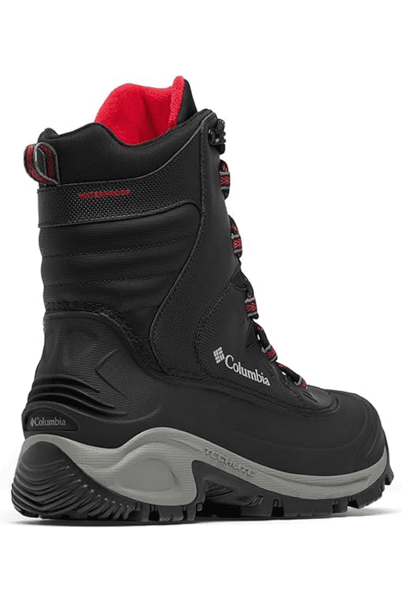Bugaboot III Insulated Pac Boots for Men, Black/Bright Red, 7.5M