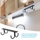 thumbnail image 3 of unbranded Organizador De Tazas De Hierro Negro Para Cocina Con Gancho Bajo Gabinete, 3 of 8