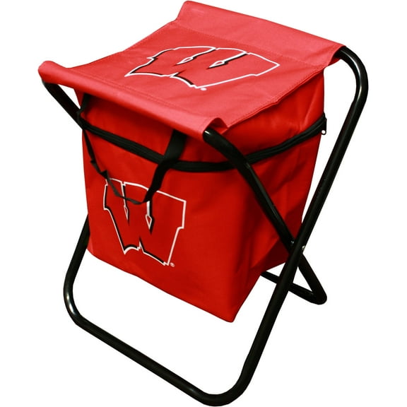 University of Wisconsin Badgers Logo Portable Folding Cooler Seat