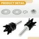 thumbnail image 5 of Tornillos de Placa de Licencia Universales M6 para Motocicleta Unique Bargains, Cubierta de 40 mm, Kit de Tornillos de Placa de Licencia Antirrobo, Marco de Tornillo de Aleación de Aluminio Negro, 5 of 6