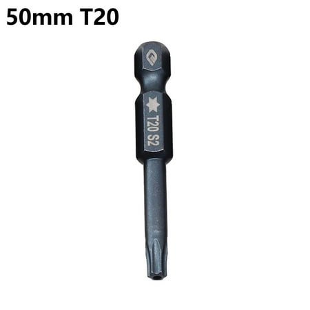 

50mm Blue Magnetic Torx Screwdriver Bits Set Electric Screwdriver T5-T40