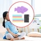 thumbnail image 1 of Tablero de actividades sensoriales Fidget, juguete de entrenamiento sensorial, tablero de actividades de coordinación para niños, tablero de silicona Violeta, 1 of 8