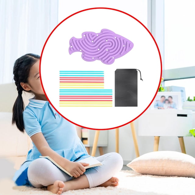 Almohadillas Sensoriales para Inquietos perfecl Tablero de Actividades Violeta