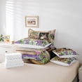 thumbnail image 6 of Homewish Cartoon Rustic Donkey Twin Bedding Sets 7-Piece for Kids, Western Green Cactus Bedding Comforter Set, Countryside Theme Sheet Sets, Microfiber Bedroom Decor, 6 of 8