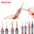thumbnail image 3 of 23 in 1 Silicone Multimeter Test Leads Kit Precision Sharp Probes Test Lead Set Fit for Any Digital Multimeter, Automotive Electronic Clamp Meter, 3 of 10