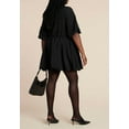 thumbnail image 2 of ELOQUII Women's Plus Size Collared Mini Dress, 2 of 2