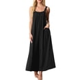 thumbnail image 2 of Cueply Jumpsuits for Women Casual Overalls Adjustable Straps Wide Leg Long Pants Rompers Outfits with Pockets, 2 of 6