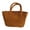 colorA, variant on Women Woven Beach Bags Solid Color Tote Straw Bag Large Capacity Handmade Raffia Straw Bags for Daily Office Work Outing Social Occasions (Coffee )