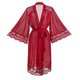 thumbnail image 3 of Gibobby Bata mujer invierno Traje de mujer pijama sexy de encaje vestido transparente de malla lencería sexy(Rojo,G), 3 of 5