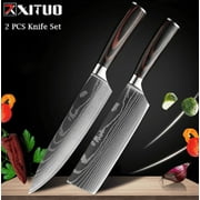 Premium Japanese Chef Knife Set: Laser Damascus Precision and Versatility, Ultimate Kitchen Knife Collection 1-10 Pcs Set with Santoku, Cleaver, and More