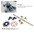 thumbnail image 3 of Conjunto De Eje Trasero De ATV, Estabilidad Mejorada Disco De Freno De 160 Mm Servicio Pesado 428- 37T Piñón Go Kart Kit De Eje Trasero Con Base Para Triciclos De Deriva, 3 of 7