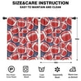 thumbnail image 2 of Blackout Kids Curtains,Red Footballs on Blue Pattern Childrens Insulated Curtains Set Of 2,Bedroom Essentials,Toddler Room Decor 42"x54", 2 of 5
