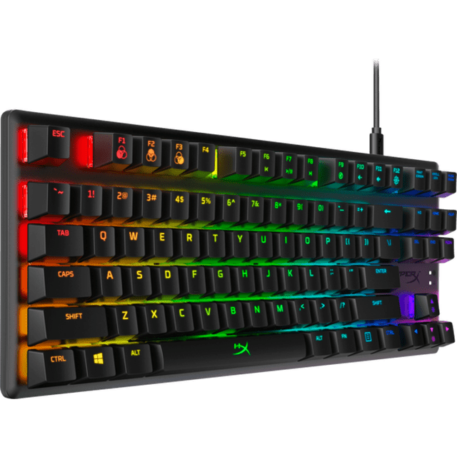 Teclado mecánico HP HyperX Alloy Origins Core Wired rojo