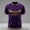 Dark Purple, variant on Men's 2026 Mexico Soccer Jersey Soccer Game Mexico Team Short Sleeve Crew Neck Football Jersey Shirts Army Green M