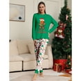 thumbnail image 4 of GYRATEDREAM Christmas Family Pajamas Sets, Christmas Family Matching Pajamas Sleepwear, Xmas Holiday Print Family Pjs Jammies Nightwear Loungewear for 3M-4XL, 4 of 6
