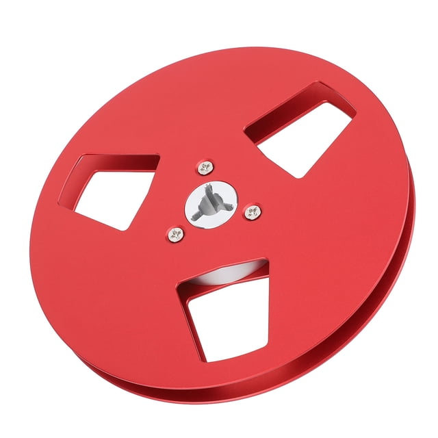 Carrete De Recogida Universal Vacío De aleación De Aluminio De 5 Pulgadas, Diseño Resistente Al Viento, Fácil Instalación, Compatibilidad Con Cinta De 1/4 De Pulgada, Con