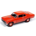 thumbnail image 3 of Johnny Lightning JLPK007-CLASSOF69 1969 Dodge Coronet R-T Convertible Metallic Blue & 1969 Chevrolet Nova SS 396 Hugger Orange Set of 2 Pieces Class of 1969 Limited Edition to 3, 3 of 3