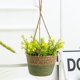 thumbnail image 3 of Colgador de plantas for interior, cesta colgante con cuerda y forro impermeable, macetero tejido for colgar, 3 of 7