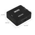 thumbnail image 4 of Universal Digital Audio Video Switch Box HD to AV RCA Audio Converter Video Switcher Adapter, 4 of 4