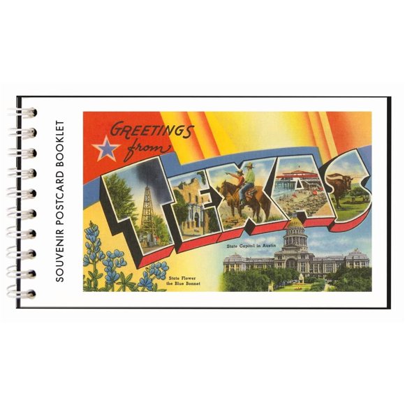 Found Image Press TEXAS Postcard Booklet