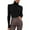 Black, variant on BOOMILK Turtleneck Sweaters for Women Slim Fit Lightweight Long Sleeve Undershirt Warm Knitted Pullover Beige