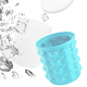 thumbnail image 1 of Cubo de hielo de silicona, compañero de bebida fría, uso múltiple para aventuras en interiores y exteriores, sin BPA, ahorro de espacio, tamaño único de hielo, pequeño, 1 of 5