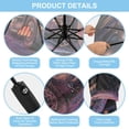 thumbnail image 4 of 21" Inch Auto Open Close Folding Umbrella Windproof Waterproof Full Print 8-Rib Compact Travel Umbrella for Rainy Days Eagle and The Big Truck, 4 of 8