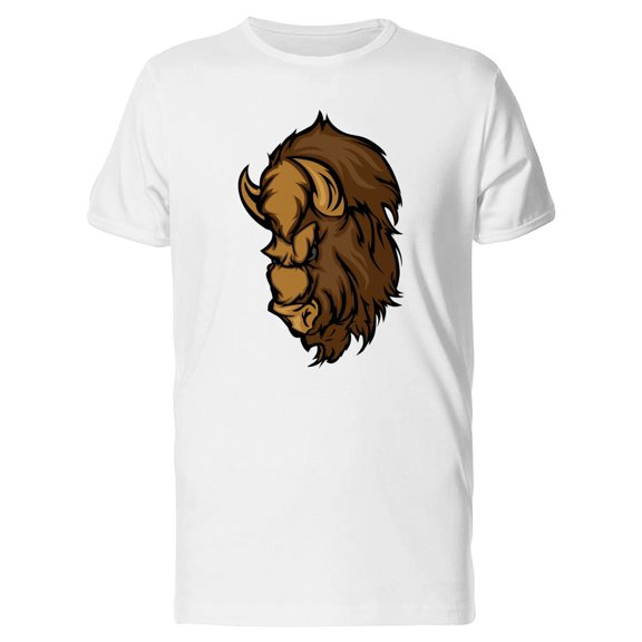 Cartoon Buffalo, Mascot Tee Men's -Image by Shutterstock
