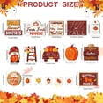 thumbnail image 2 of Set de decoración de bandejas escalonadas FairySandy Fall Pumpkin, 14 unidades, 2 of 6