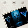 thumbnail image 6 of Elephant Stock Blue Cocktail Drinks Wall Art - Horizontal Canvas Wall Art - Dining Room Wall Decor - Food And Drink Canvas - Black And Blue Decor - 45" x 30", 6 of 8