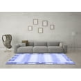thumbnail image 3 of Ahgly Company Indoor Square Solid Blue Modern Area Rugs, 8' Square, 3 of 4