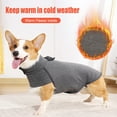 thumbnail image 3 of Suéter para perros Chaleco de lana Cuello alto Invierno Cálidos jerseys para perros pequeños, m CACAGOO Suéter de lana, 3 of 7
