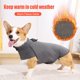 thumbnail image 3 of Suéter para perros Chaleco de lana Cuello alto Invierno Cálidos jerseys para perros pequeños, m MABOTO  Suéter de lana, 3 of 7