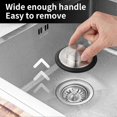 thumbnail image 5 of Kitchen Sink Drain Stopper 2PCS Garbage Disposal Stopper 3.35 Inch Sink Drain Plug, Fits Standard Ki, 5 of 5