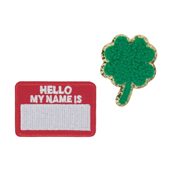 Hello Hobby Hello My Name Is and Clover Patches