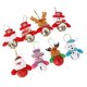 thumbnail image 3 of Christmas decorations tree champagne white explosion star pendant transparent ball holiday dress up trumpet, 3 of 3