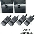 thumbnail image 2 of Door Lock Knobs Front/Rear Ebony Black # 15844616 For/GMC Silverado 07-13, 2 of 5