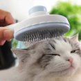 thumbnail image 4 of Peine para mascotas, gato, eliminación de pelo con un solo clic, peine autolimpiante para perros, masaje circular para eliminar el pelo suelto., 4 of 4