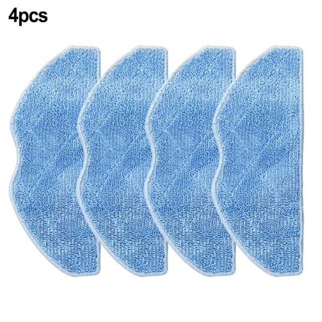 MYG pour Chiffon de Vadrouille en Microfibre de Remplacement pour Aspirateur Robot 360 S8 / S8 Plus, Pièces de Rechange de Haute Qualité, Forte Absorption d'Eau, Réutilisable, Protection du Plancher, Lot de 4