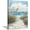 Seascape Canvas Abstract Wall Art, variant on Abstract Beach Picture Wall Art: Sandy Path to Ocean with Sea Grass Artwork Painting for Bedroom (16'''' x 12'''' x 1 Panel)