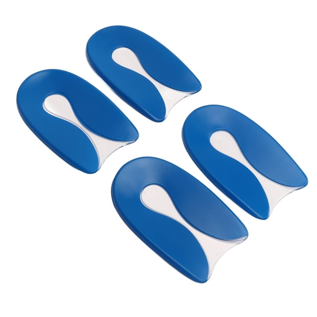 Gel U Shaped Heel Cup, Comfortable Support Prevent Slip L Size Gel Heel Pads for Standing All Day