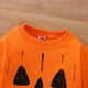 thumbnail image 5 of Sudadera con cuello redondo y manga larga con estampado de Halloween para bebés, niñas y niños pequeños con descuento de Honeeladyy, 5 of 8