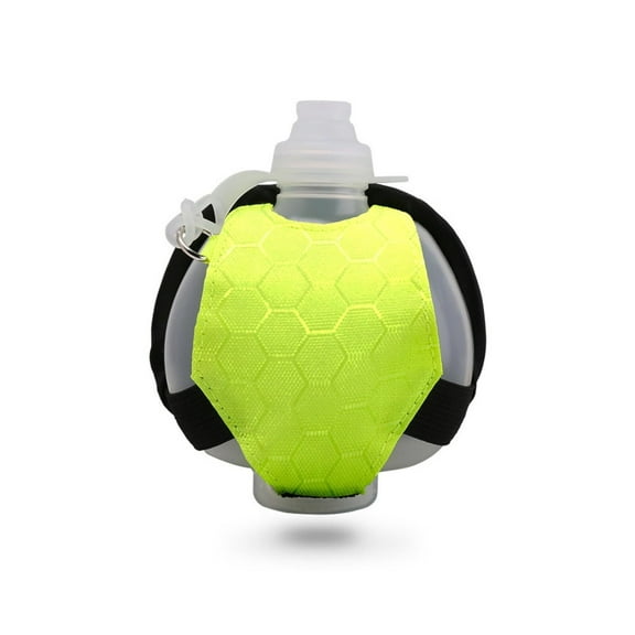 Silicone Wrist Bottle Handheld Water Bottle Outdoor Sports Cycling Portable Drinking Mug Boiling Water, 200ml,Green