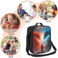 thumbnail image 5 of Lsque Red And Blue Sky Dragon Lunch Bag Lunch Box for Women Men Reusable Insulated Lunch Tote Bag,Leakproof Thermal Cooler Sack Food Handbags Case High Capacity, 5 of 9