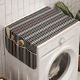 thumbnail image 1 of Tribal Washing Machine Organizer, Horizontal Borders with Diamonds and Chevrons Traditional Native, Anti-slip Fabric Top Cover for Washer and Dryer, Multicolor, by Ambesonne, 1 of 1