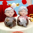 thumbnail image 4 of Figuras de abuelo anciano para decorar tartas de boda (estilo abuelo sofá), 4 of 6