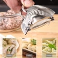 thumbnail image 3 of Stainless steel dumpling mould dumpling machine packaging pastry dough cutter kitchen accessories, 3 of 5